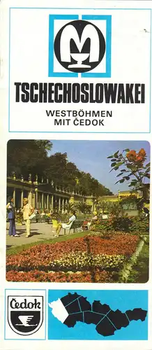 tour. Broschüre, Tschechoslowakei, Mit Cedok in Westböhmen, 1978