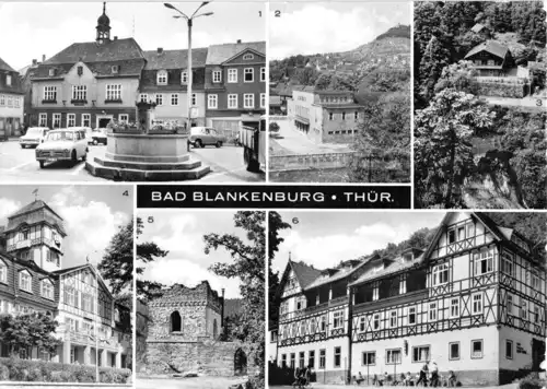 AK, Bad Blankenburg Thür., sechs Abb., 1975