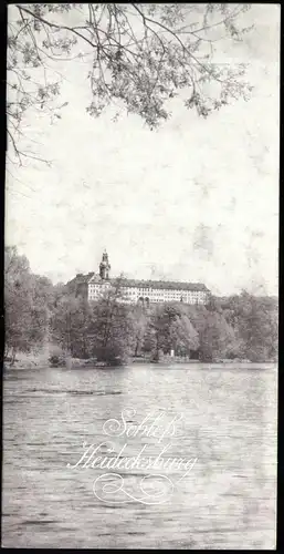 touristische Broschüre, Schloß Heidecksburg - Rudolstadt, 1971