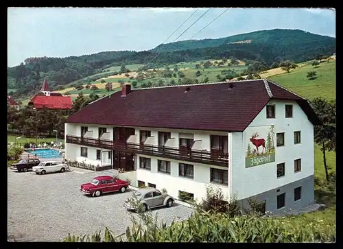 Prospekt, Badischer Hof Prinzbach, um 1968