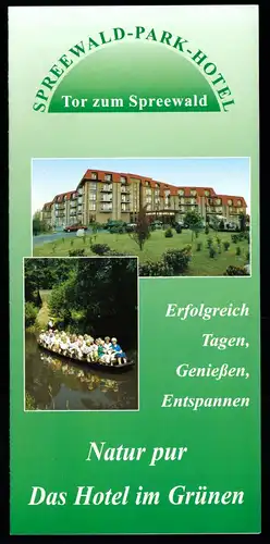 tour. Prospekt, Niewitz OT Rickshausen, Spreewald-Park-Hotel, 1998