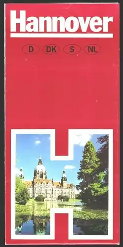 Innenstadtplan, Hannover, 1991