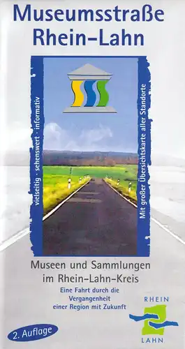 Touristenkarte, Museumsstraße Rhein-Lahn, 2004