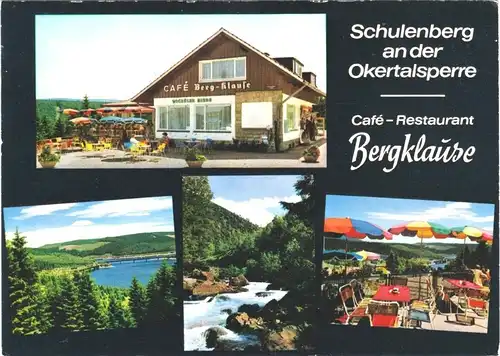AK, Schulenberg a.d. Okertalsperre, Café - Restaurant "Bergklause", 1976