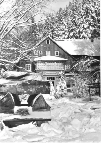 AK, Tabarz Thür. Wald, HOG "Massermühle", Winteransicht, 1978
