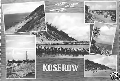 AK, Koserow Usedom, sechs Abb., gestaltet, 1963