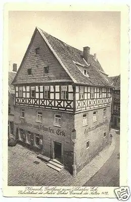 AK, Kronach, Gasthaus zum Scharfen Eck, um 1926