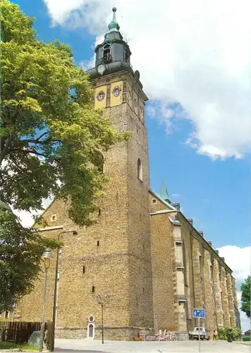 AK, Bergstadt Schneeberg Erzgeb., St.-Wolfgangs-Kirche, um 2003