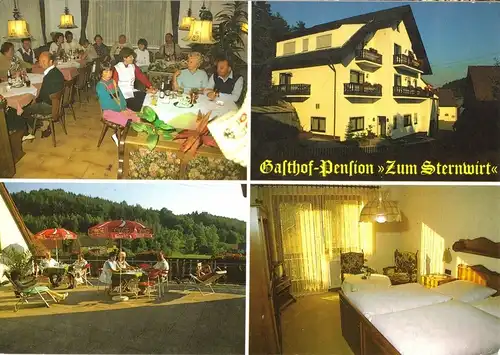 AK, Högen, Gasthof - Pension "Zum Sternwirt", vier Abb., 1989