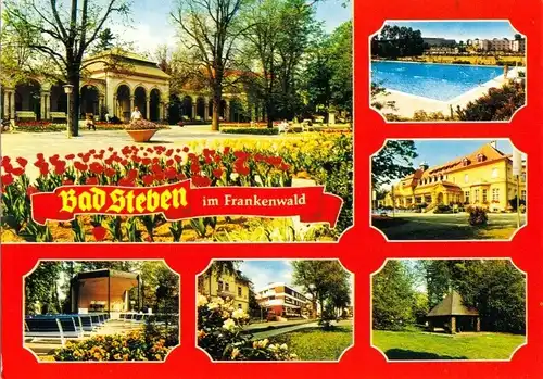 AK, Bad Steben im Frankenwald, sechs Abb., gestaltet, um 1980
