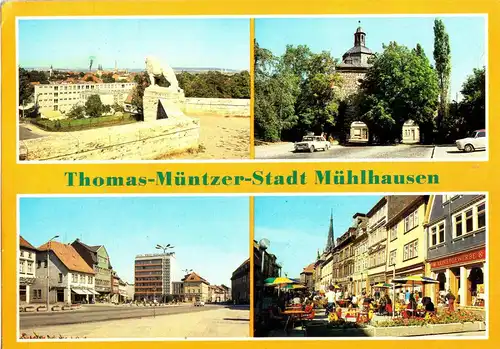 AK, Mühlhausen Thür., vier Abb., 1984
