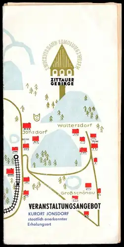 Veranstaltungsangebot Kurort Jonsdorf, 1978