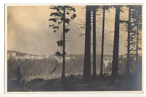 AK, Oberhof Thür. Wald, Totale, Echtfoto, um 1930