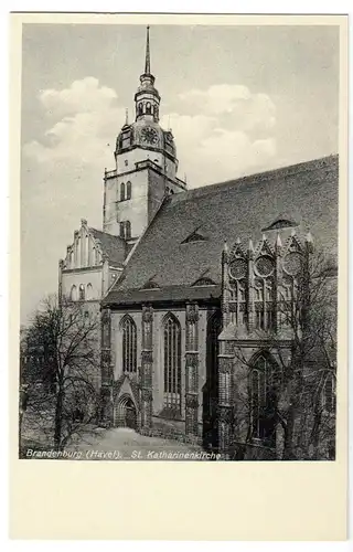 AK, Brandenburg Havel, St. Katarinenkirche, um 1938