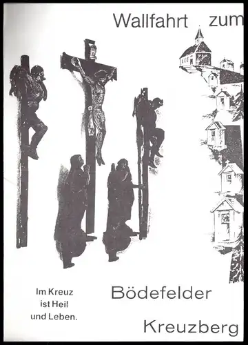 Prospekt, Wallfahrt zum Bödefelder Kreuzberg, um 1980