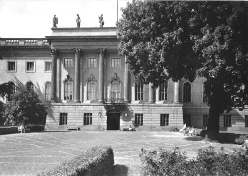 AK, Berlin Mitte, Humboldt-Universität, Eingang, 1965