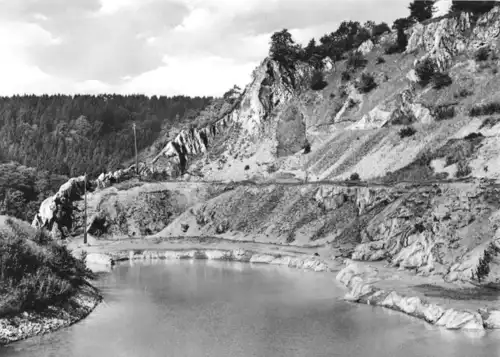 AK, Rübeland Harz, Am Blauen See, 1969