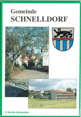 Stadtplan, Gemeinde Schnelldorf mit Ortsteilen, um 2000