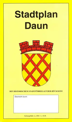 Stadtplan, Daun, um 2001