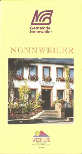 Stadtplan, Gemeinde Nonnweiler mit Ortsteilen, 2001