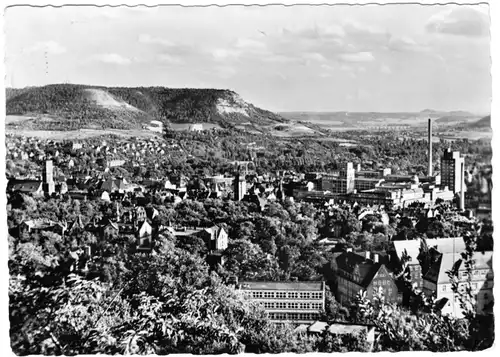 AK, Jena, Gesamtansicht, 1958