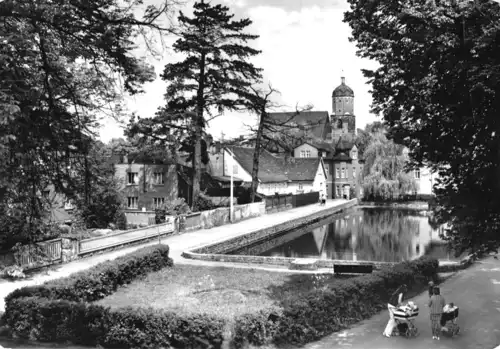 AK, Neustadt Orla, Partie am Gamsenteich, 1974