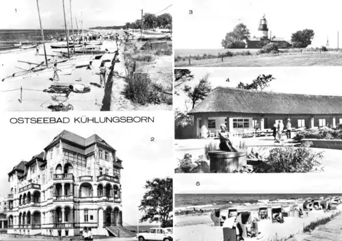 AK, Ostseebad Kühlungsborn, fünf Abb., 1979