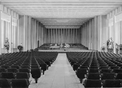 AK, Bad Salzuflen, Konzerthalle, Innenansicht, um 1963