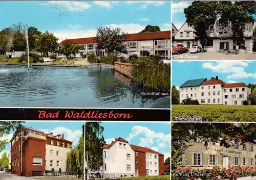 AK, Bad Waldliesborn, sechs Abb., Gebäude, 1973