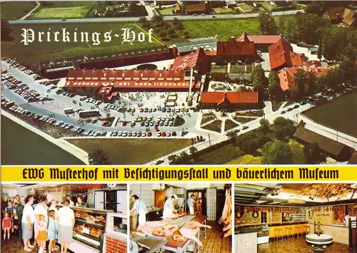 AK, Haltern-Sythen, Europahof Prickings-Hof, vier Abb., 1989