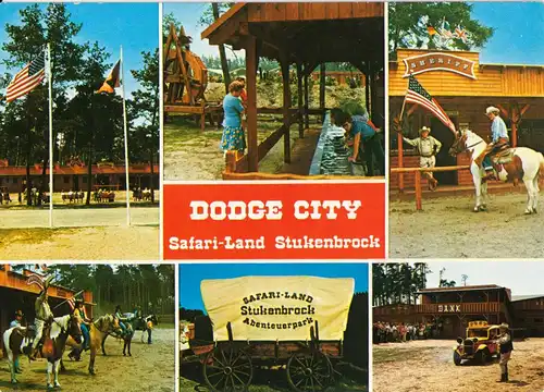 AK, Stukenbrock, Safari-Land, Dodge City, sechs Abb., 1988