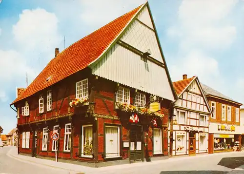 AK, Quakenbrück, Hist. Gasthaus "Zur Hopfenblüte", 1971