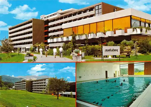 AK, Durbach Schwarzw., Stauffenburg-Klinik, drei Abb., 1988