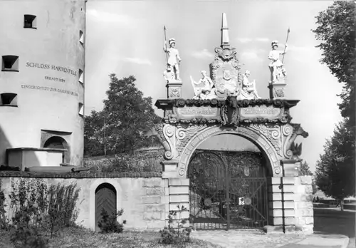 AK, Torgau, Schloß Hartenfels, Elbtor, 1983