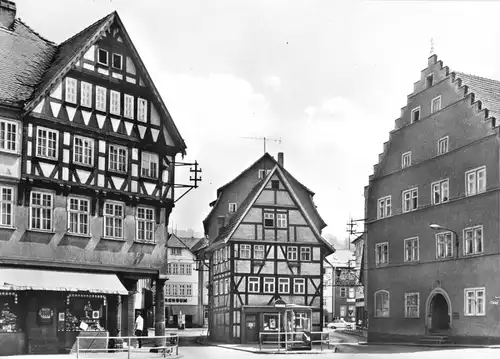 AK, Schmalkalden, Partie am Altmarkt, 1980