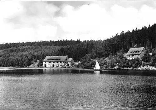 AK, Oberhof Thür. Wald, Partie an der Lütschetalsperre, 1973