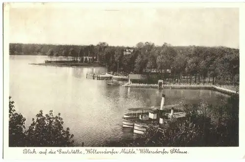 AK, Woltersdorf bei Berlin, Blick auf die Gaststätte "Woltersdorfer Mühle", 1930