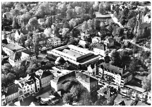 AK, Bad Pyrmont, Luftbildansicht, um 1962