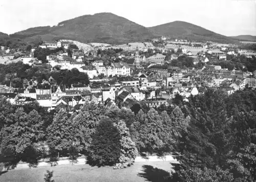 AK, Baden-Baden, Panorama der Stadt um 1903, um 1960