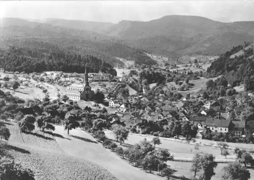 AK, Baden-Baden, Lichtental und das Gerolsauer Tal um 1903, um 1960