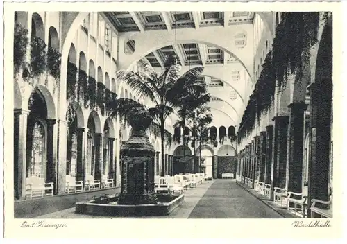 AK, Bad Kissingen, Wandelhalle, um 1948