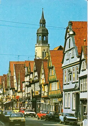 AK, Celle, Zöllnerstr., belebt, um 1981