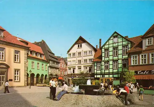 AK, Hameln, Partie am Markt, belebt, 1979