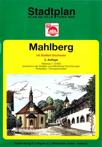 Stadtplan, Mahlberg mit OT Orschweiler, 3. Aufl., um 2002
