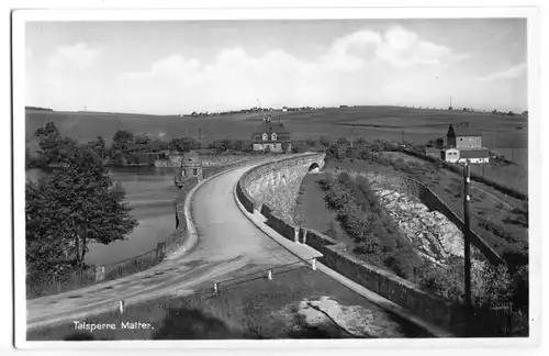AK, Malter bei Dippoldiswalde, Talsperre Malter, 1936