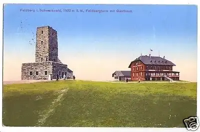 AK, Feldberg Schwarzwald, Gipfelbebauung, 1930