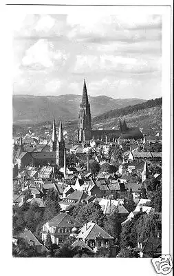 AK, Freiburg i. Br., Teilansicht, 1955