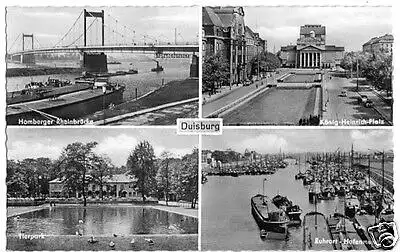AK, Duisburg, vier Abb., 1959