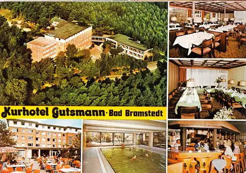 AK, Bad Bramstedt, Kurhotel Gutsmann, sechs Abb., 1977