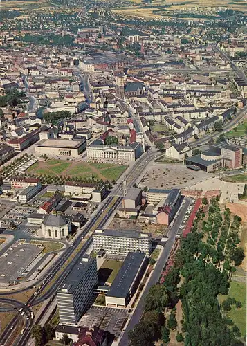 AK, Kassel, Luftbildansicht, 1966